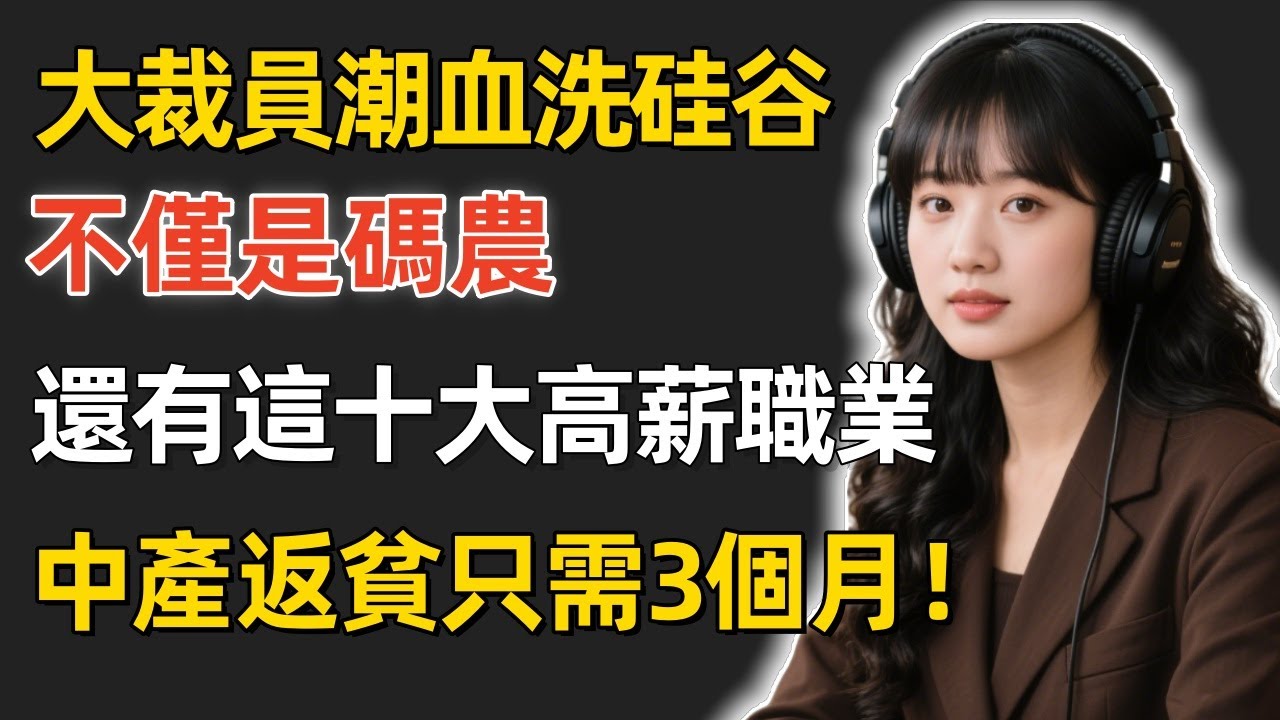 大裁員潮血洗硅谷！不僅是碼農，這十大高薪職業正在消失，中產返貧只需3個月！