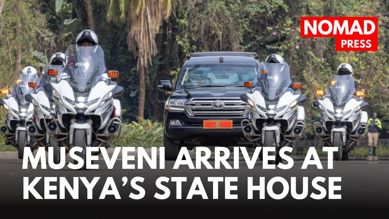 President Museveni Arrives at Kenya’s State House in Nairobi