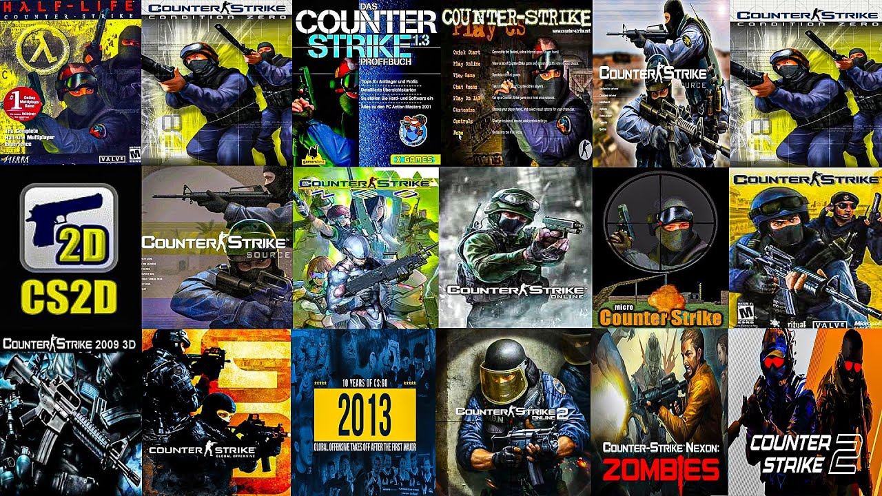 The Evolution of COUNTER-STRIKEGames (1999-2025)