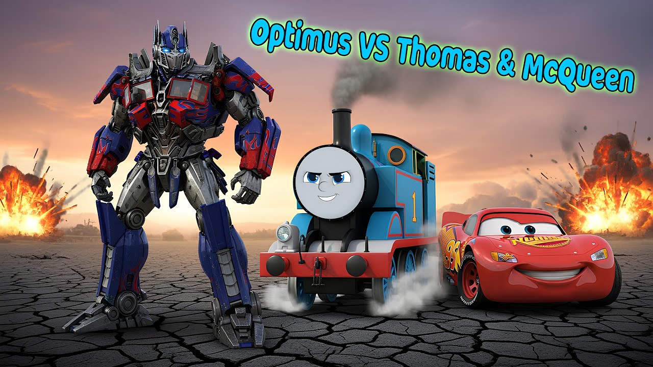 Optimus Prime vs Thomas & Mater | Epic Robot Showdown!