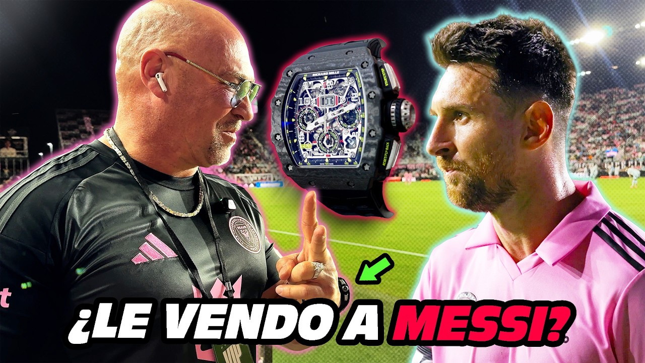 Bling Intenta Venderle Richard Mille a MESSI en Pleno Juego  ⚽😱