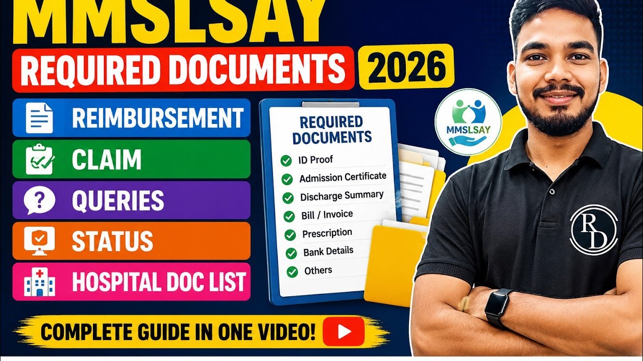 MMLSAY Required documents list 2026 | Reimbursement | Claim | Queries | Status | Hospital Doc list 