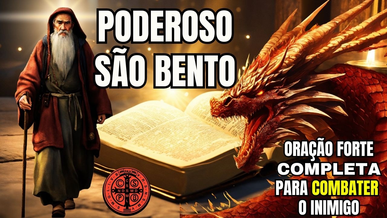 QUEBRA DO MAL FEITO, INVEJA, ÓDIO - LIBERTAÇÃO COMPLETA - ORAÇÃO PODEROSA DO EXORCISMO DE SÃO BENTO