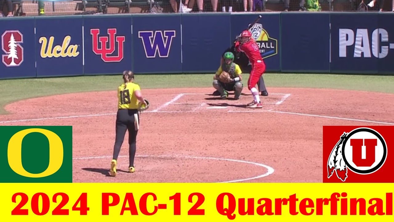 Utah vs Oregon Softball Game Highlights, 2024 PAC-12 Tournament Quarterfinal
