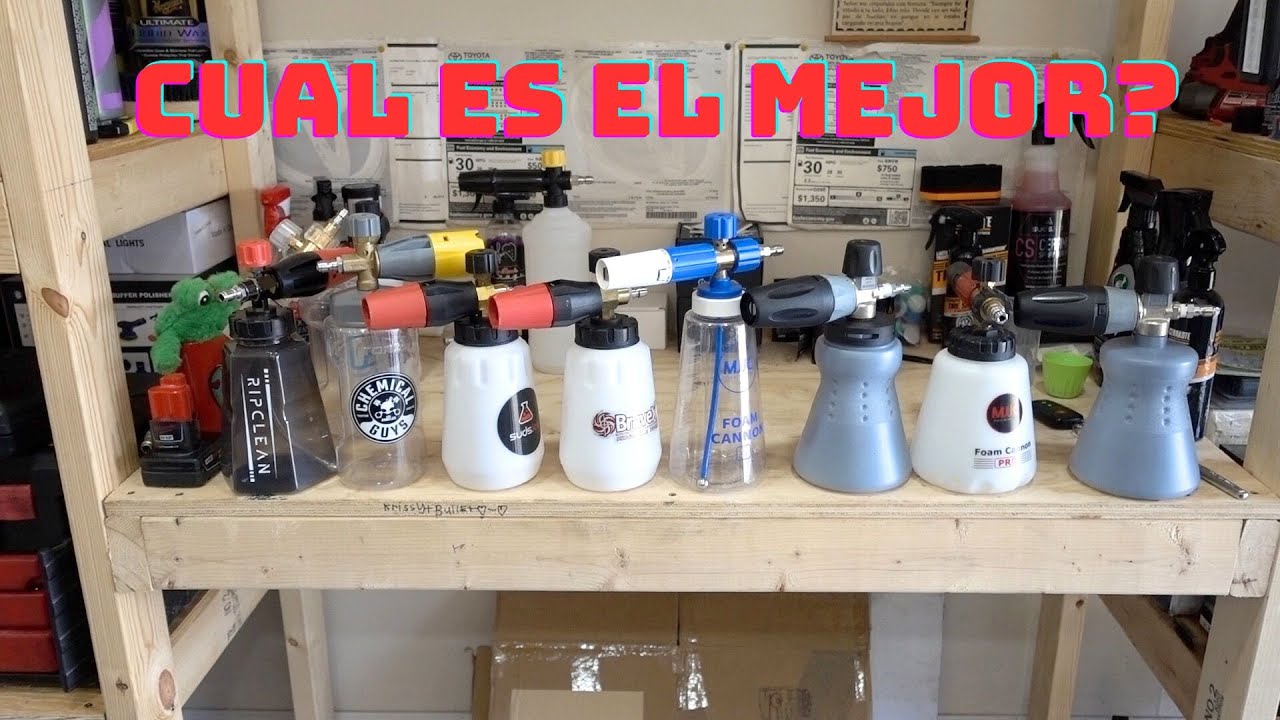 Cual es el Mejor Cañon de Espuma?