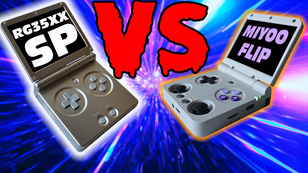 🌟✅Cuál prefieres??? ANBERNIC RG35XX SP VS MIYOO FLIP (La Batalla de las SP)