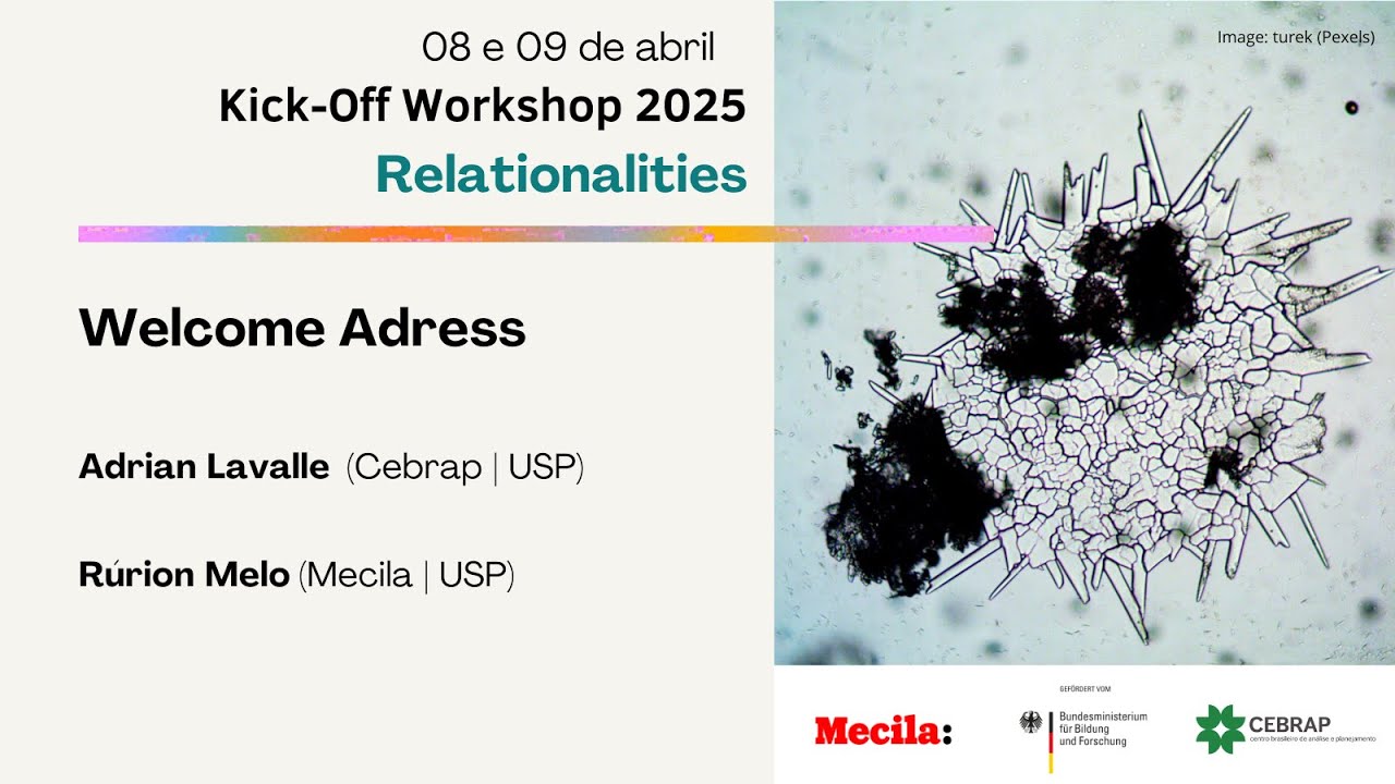Welcome Adress - Mecila Kick-Off Workshop 2025