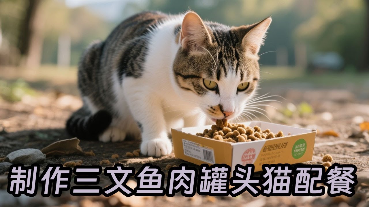 第一次給流浪貓做大盒貓配餐，原以為它們會害怕，結果全程讓我淚目！