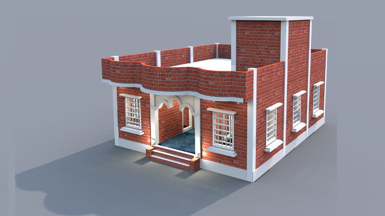 120 Gaj me Ghar ka Naksha | 4 Bedroom House Design in Village