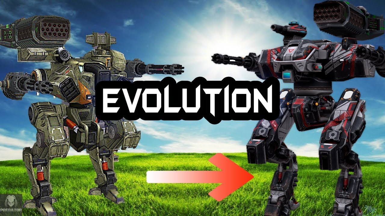 The Evolution Of Old Robots In The Game | How They Evolved | War Robots