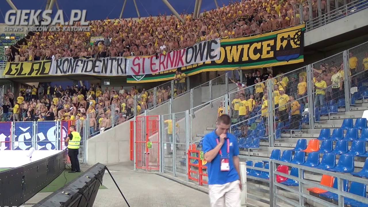 [KIBICE] Podbeskidzie Bielsko-Biała - GKS KATOWICE - doping w drugiej połowie!