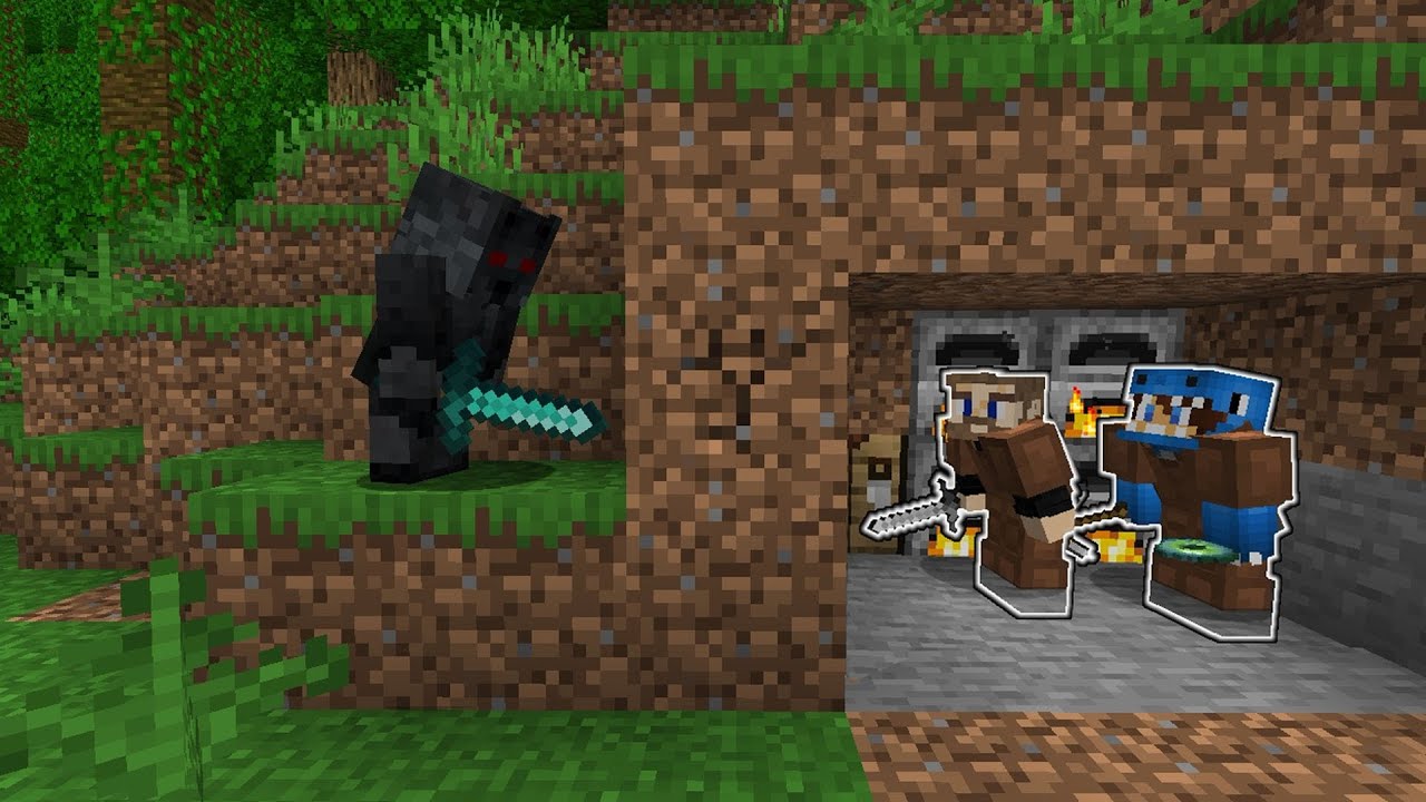 Minecraft Manhunt But The Hunter Is A Werewolf...