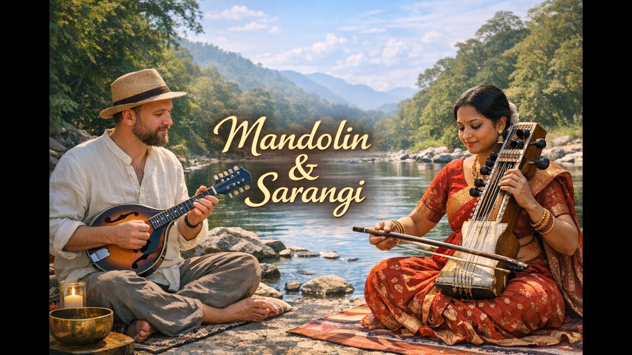 Soothing Strings | Peaceful Mandolin & Sarangi Music for Relaxation | MirakoShow