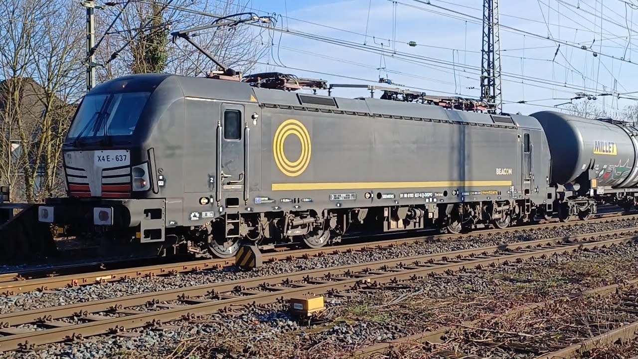 15/2/26:👌LTE 193 637 mag met gave keteltrein(UN1268) verder vanuit Emmerich ri NL.