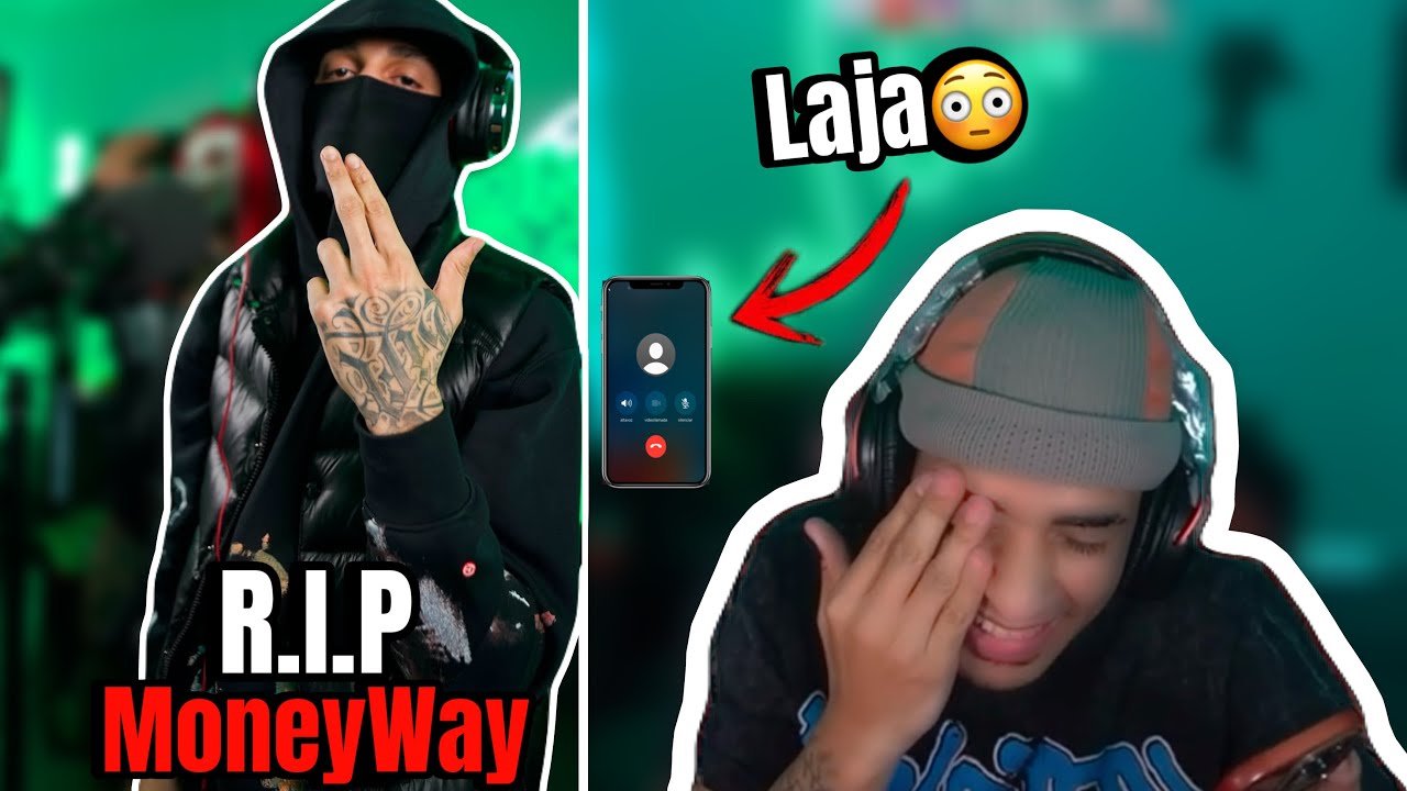 LAJA🥷🏻Llama a ReyDeLaCity🤴🏻Mientras El Reacciona a Su Música Nueva🔥*R.i.P MoneyWay*💀