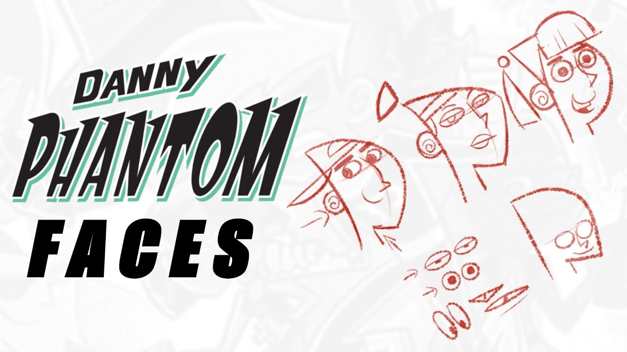 How to Draw Danny Phantom Style Faces