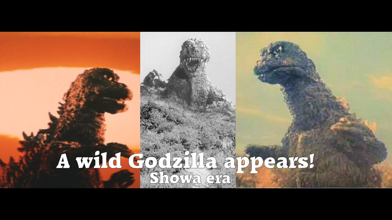 A wild Godzilla appears! (Showa era)