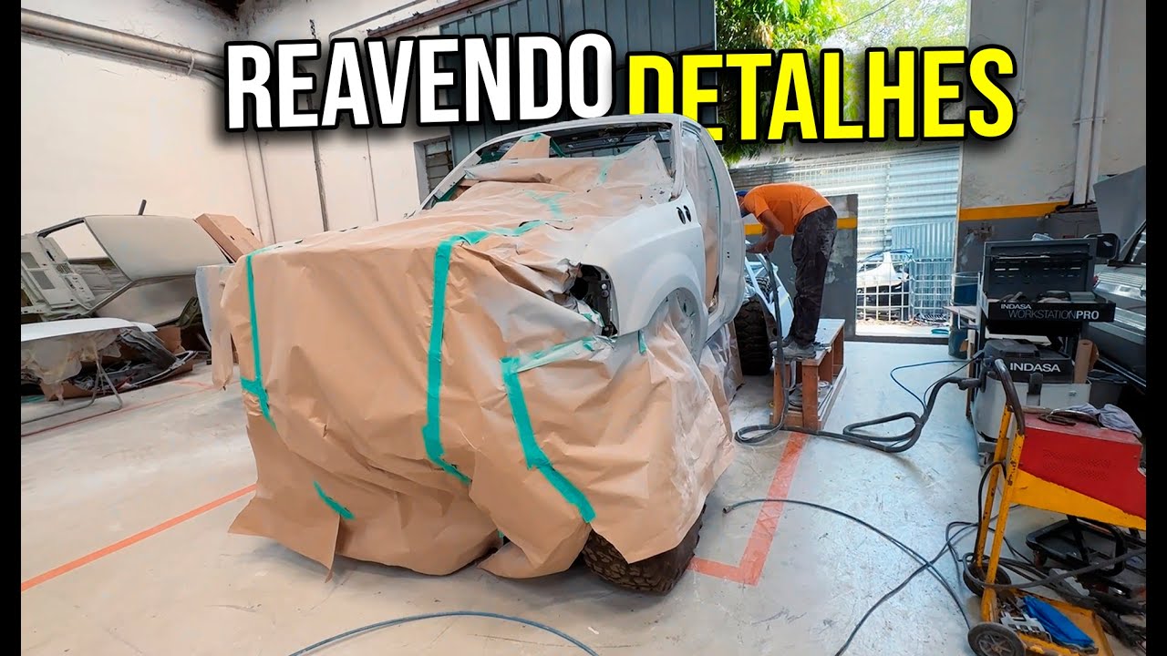 PREPARANDO PARA A NOVA COR! | F-250 TOMBADA! | TONIMEK 🟠