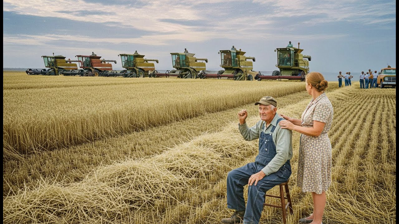 He Had a Stroke During Harvest… BUT 7 Neighbors Arrived at Dawn With Their Combines To Help Him