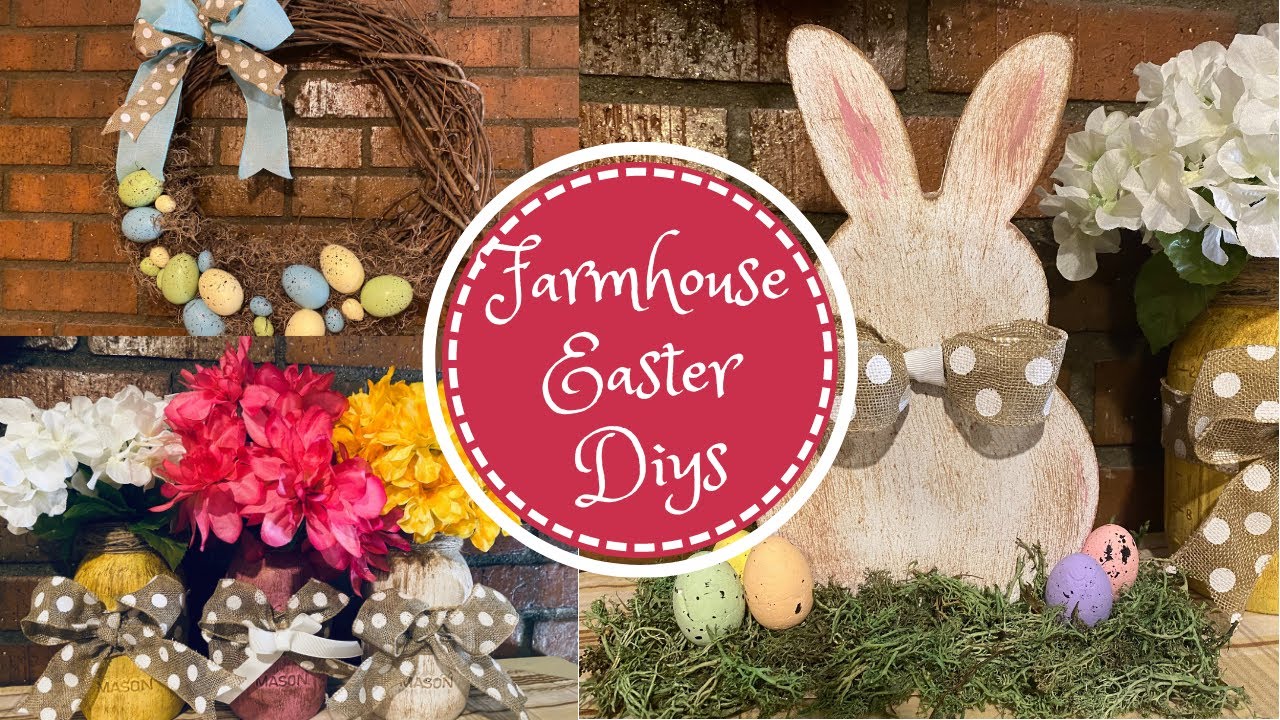 3 High End Easter Decor ideas ~ Budget Friendly High End Easter Decor ~ FARMHOUSE Easter DIYs