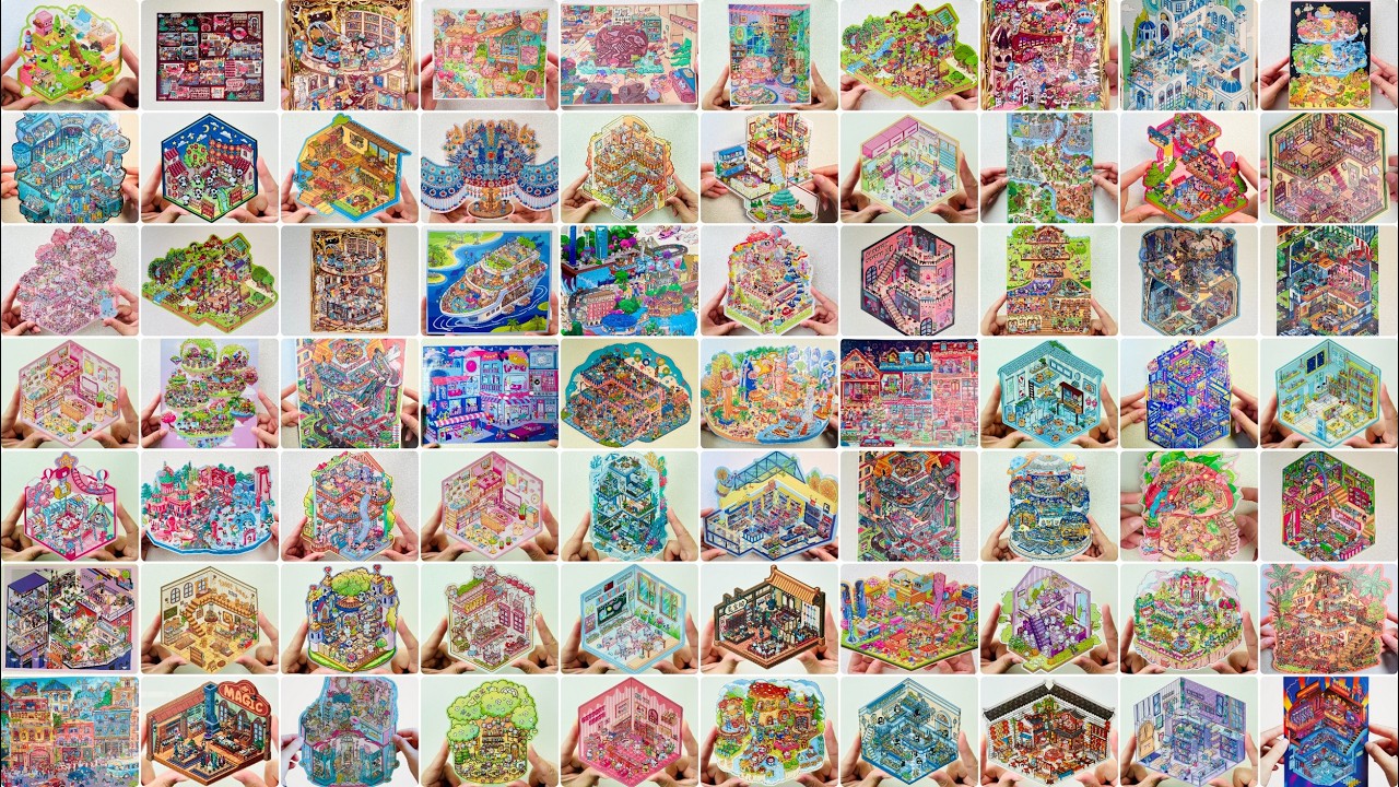 Scene Stickers DIY Collection, Relaxing, ASMR