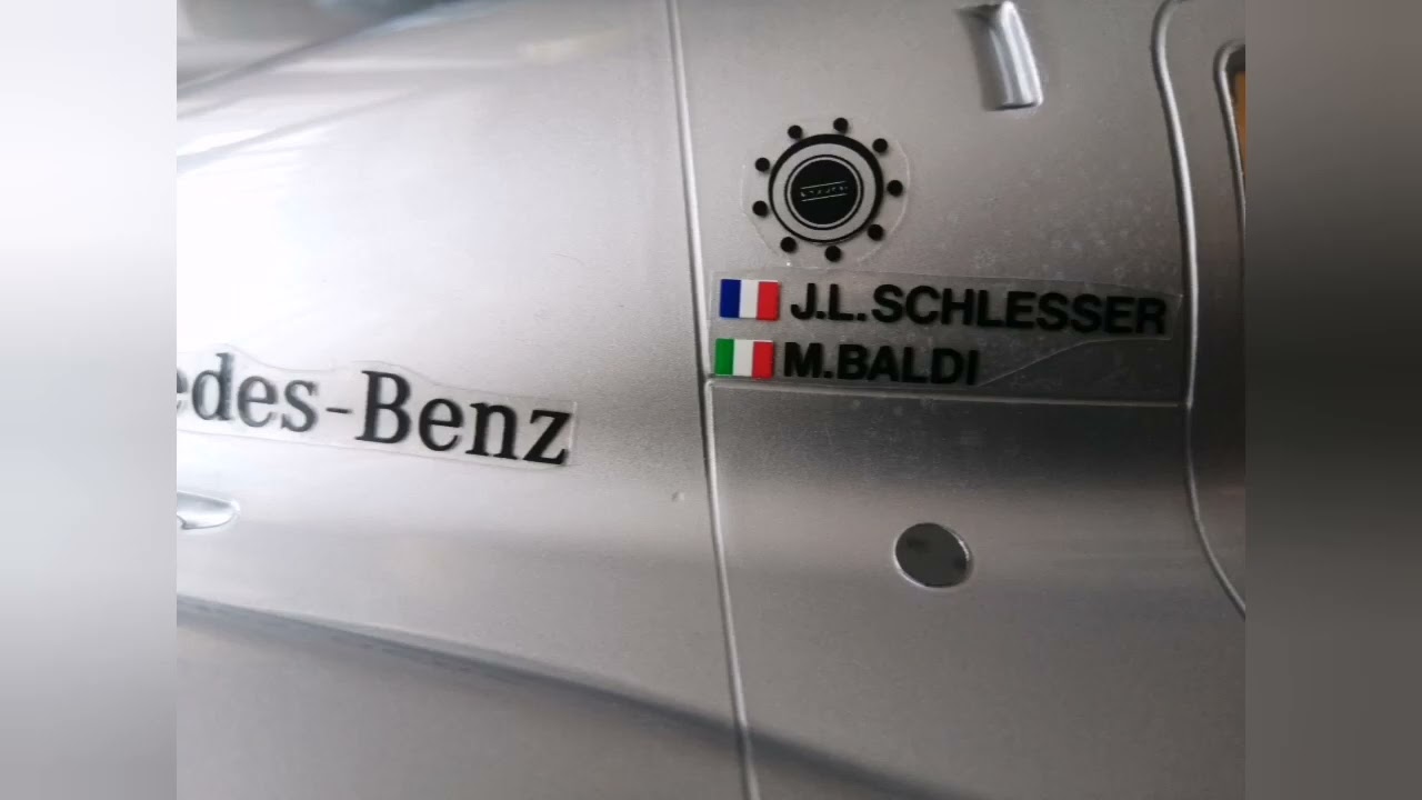 Tamiya 1990 Mercedes-Benz c11 build part 2