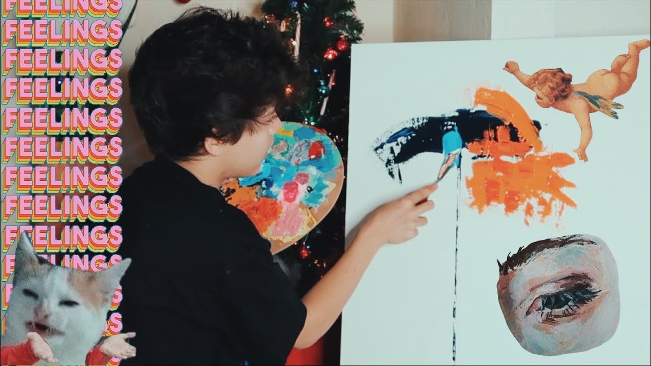 abstract painting my feelings