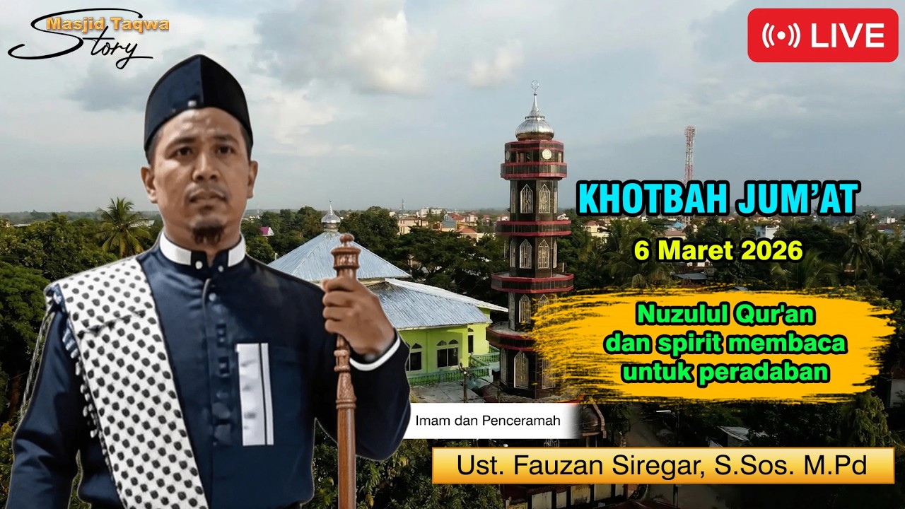 Live! Ust. Fauzan Siregar, S.Sos. M.Pd | Nuzulul Qur'an dan spirit membaca untuk peradaban |