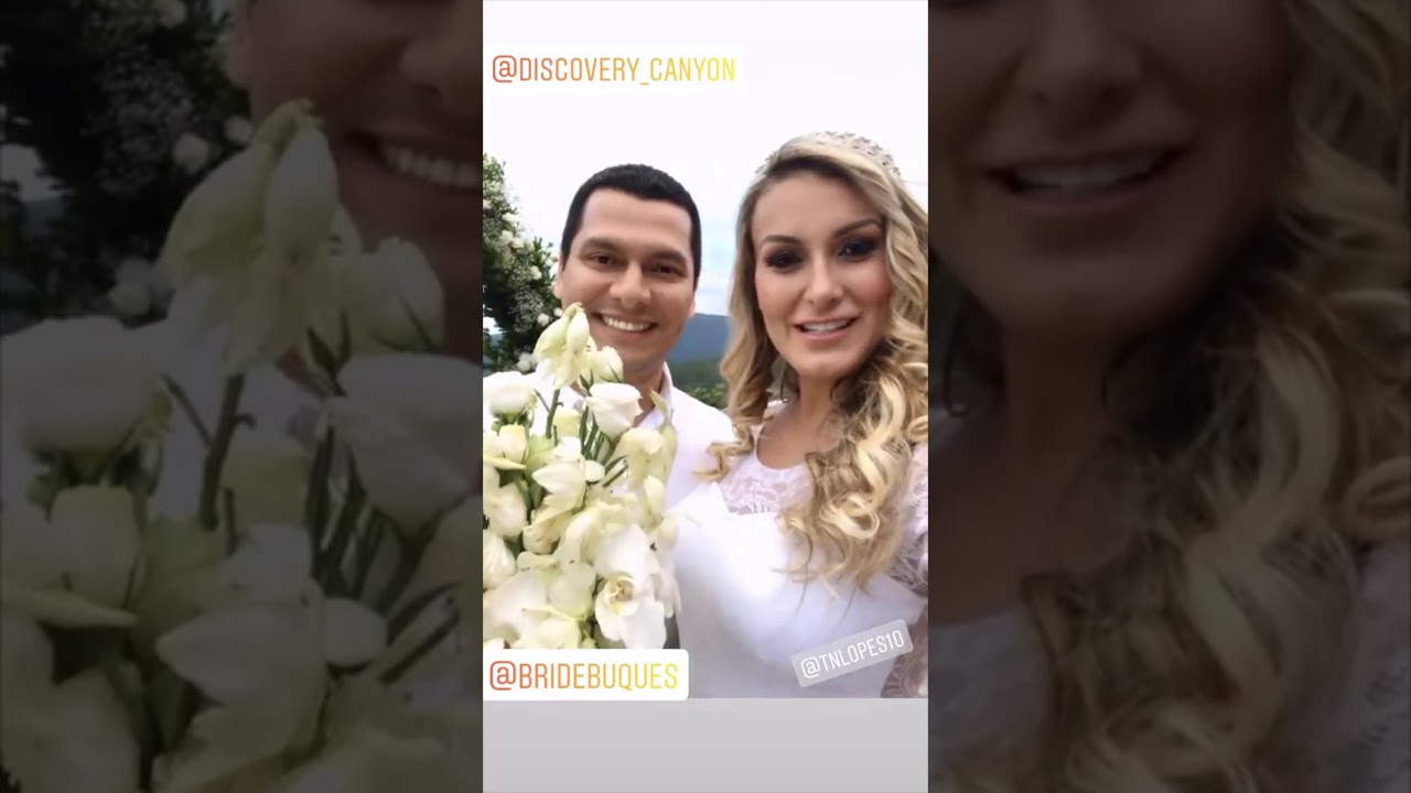 Andressa Urach se casa com Thiago Lopes em cerimônia intimista