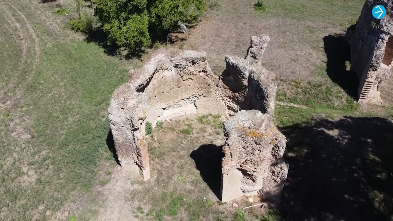 Otricoli, Italia | Walking Tour Area archeologica di Ocriculum in 4K con sottotitoli (Umbria antica)