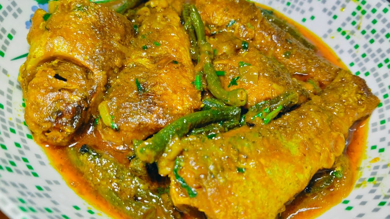 গরম ভাতে সেরা👌স্বাদ! বরবটি দিয়ে বাটা মাছের পাতলা ঝোল রেসিপি || Bata Macher Jhol with Long Beans