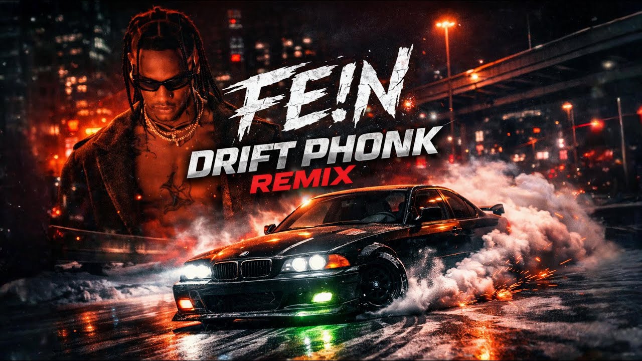 Travis Scott - FE!N (Drift Phonk Remix) Bass Boosted