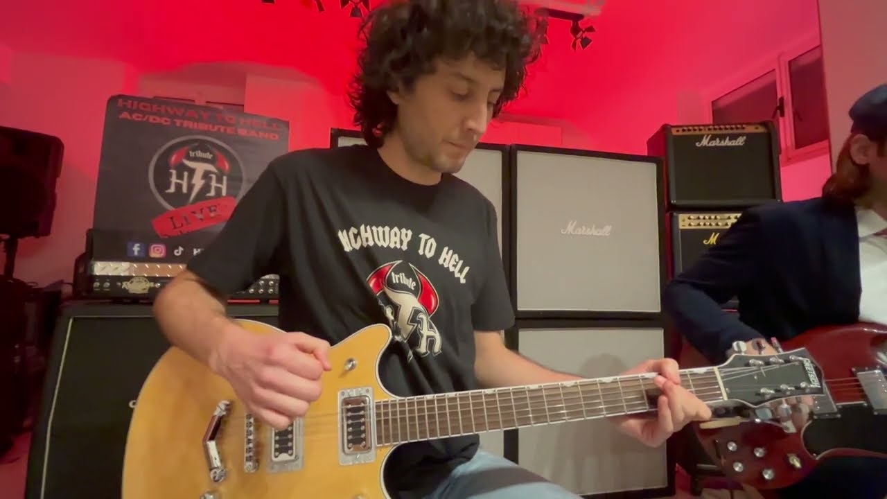 RIFF RAFF lesson (all parts)⚡️HIGHWAY TO HELL Tribute AC⚡️DC