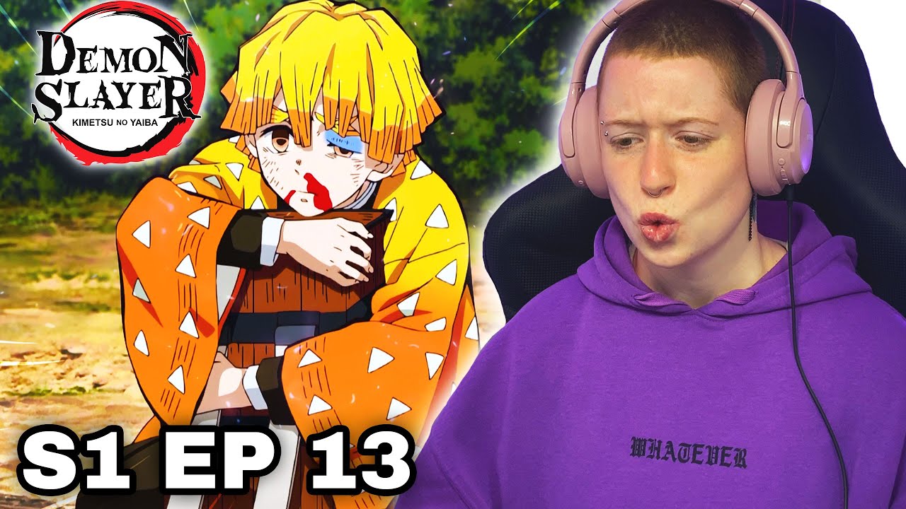 ZENITSU protège Nezuko 😍 | Demon Slayer saison 1 épisode 13 | Réaction FR