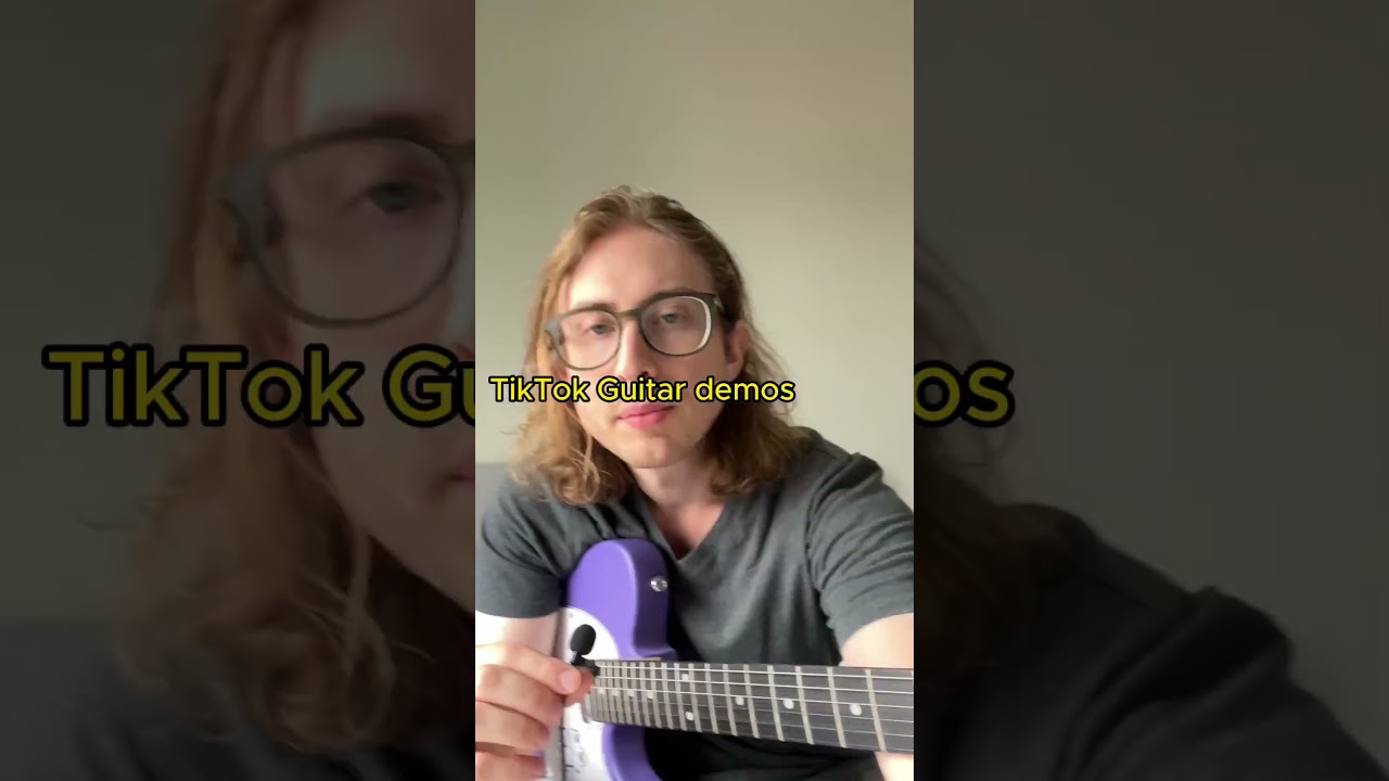WHY are tik tok guitar demos like this... #guitar