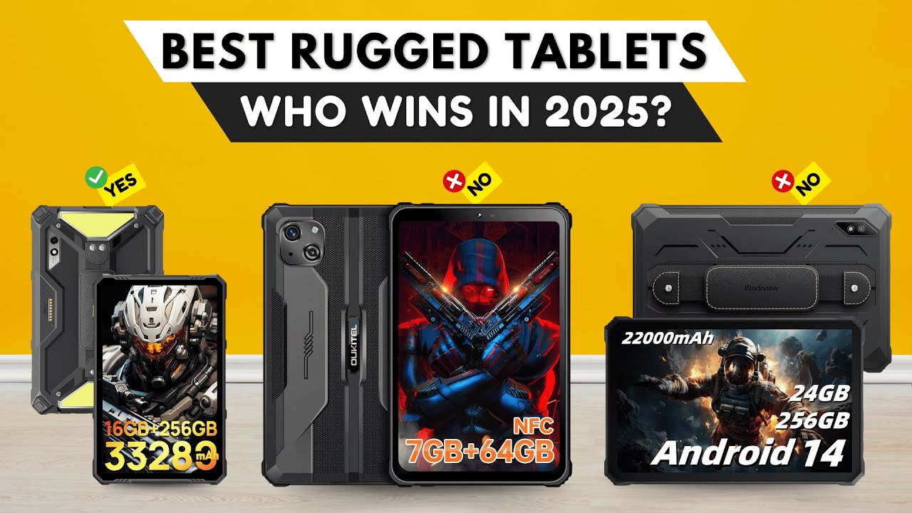 Best Rugged Tablets 2025 [watch before you buy]