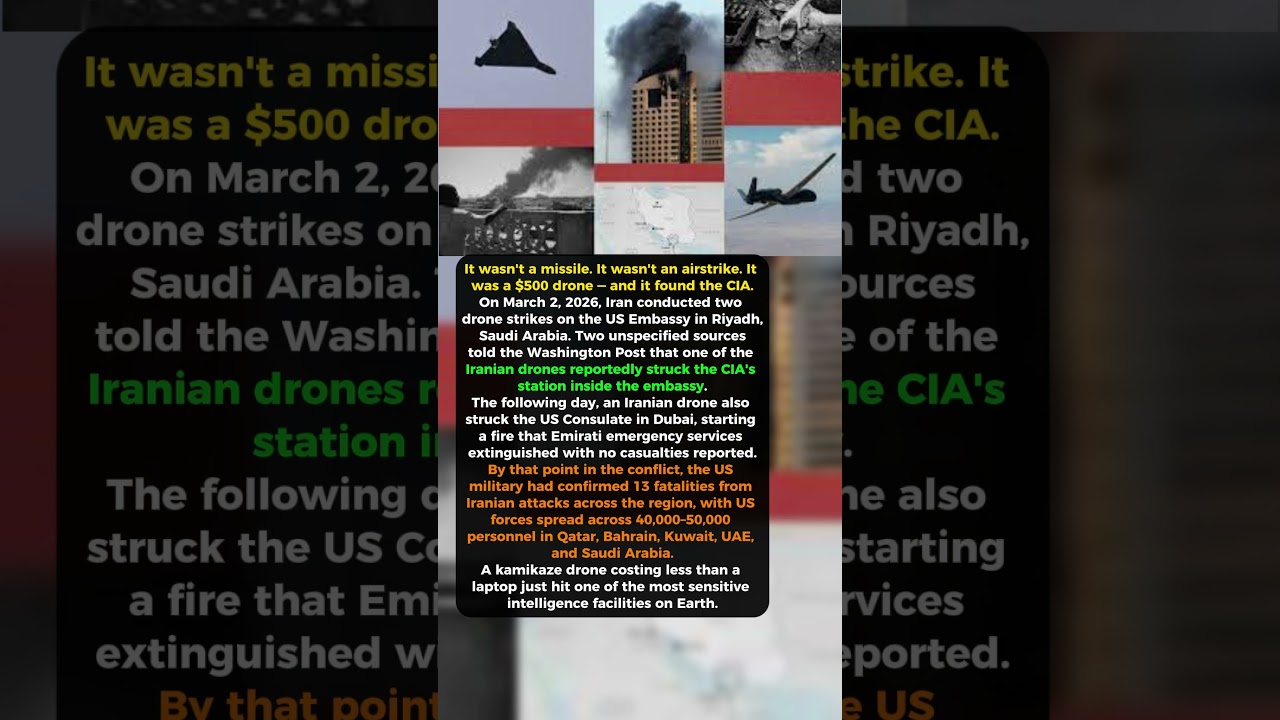Iran's CIA Strike &mdash; A $500 Drone Hit America's Intelligence Hub in Saudi Arabia