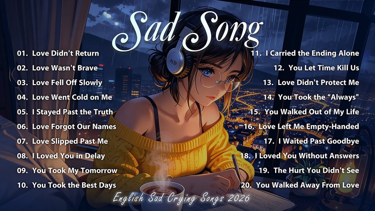 Heartbreak Love Songs 2026 💔 | English Broken Heart Songs | Relaxing Music Playlist