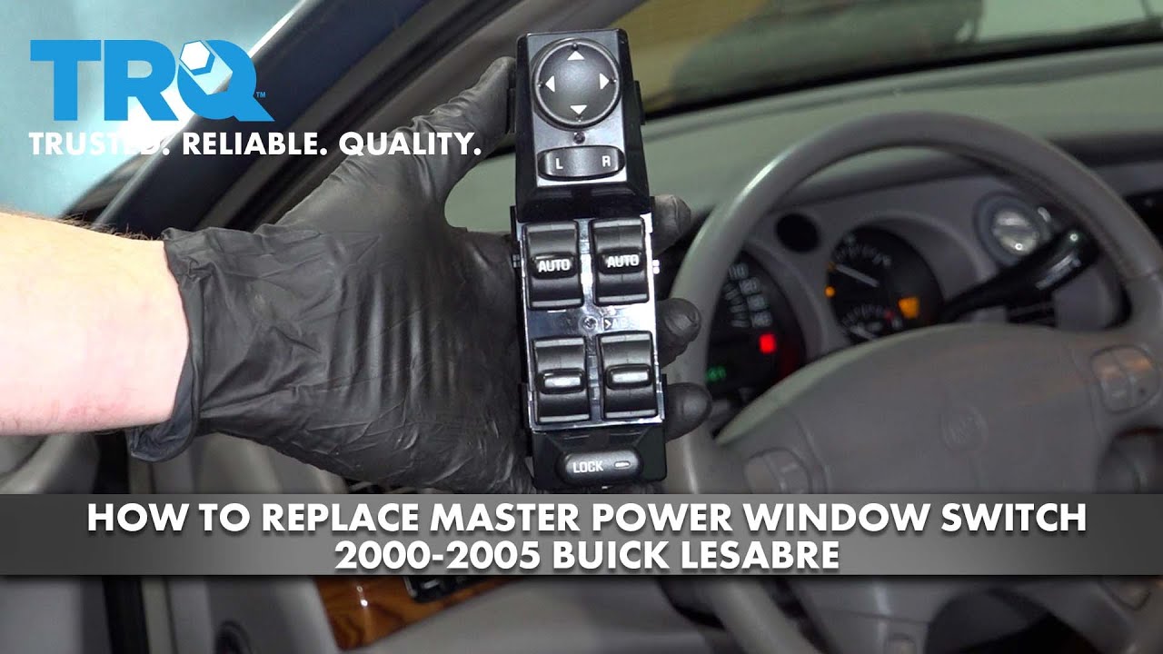 How To Replace Master Power Window Switch 2000-2005 Buick LeSabre