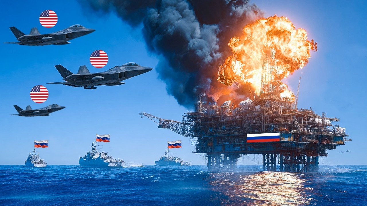 17 марта 2026 г. | Американские самолеты F-35 УНИЧТОЖАЮТ российские нефтяные объекты в Черном море -
