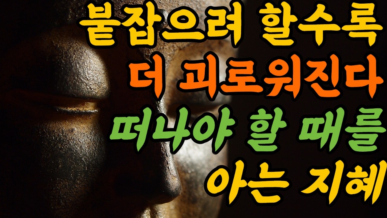 인연이 끝날 때 나타나는 신호#불교 #불교말씀 #부처님말씀 #마음공부 #인생조언  #인연 #인연정리 #인연의끝  #사람관계  #관계정리  #마음다스림 #집착내려놓기 #마음치유