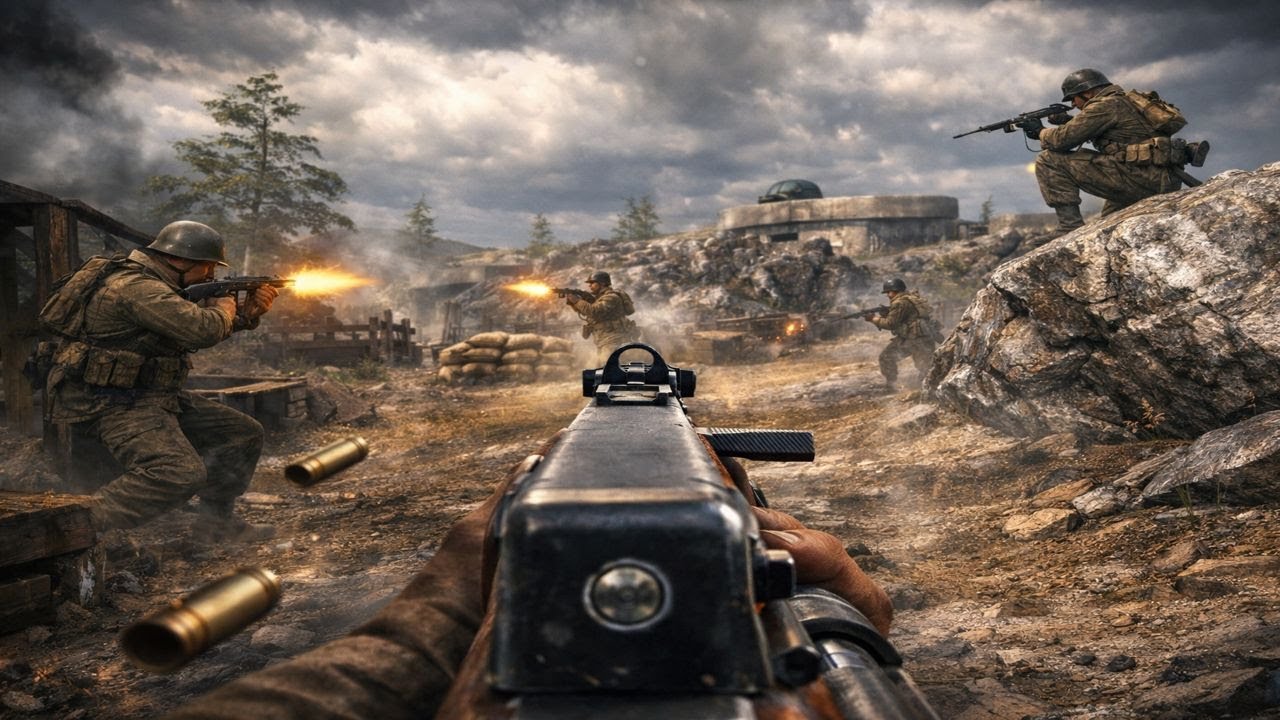 World War II Combat FPS – Frontline 1942 Gameplay (No Commentary)