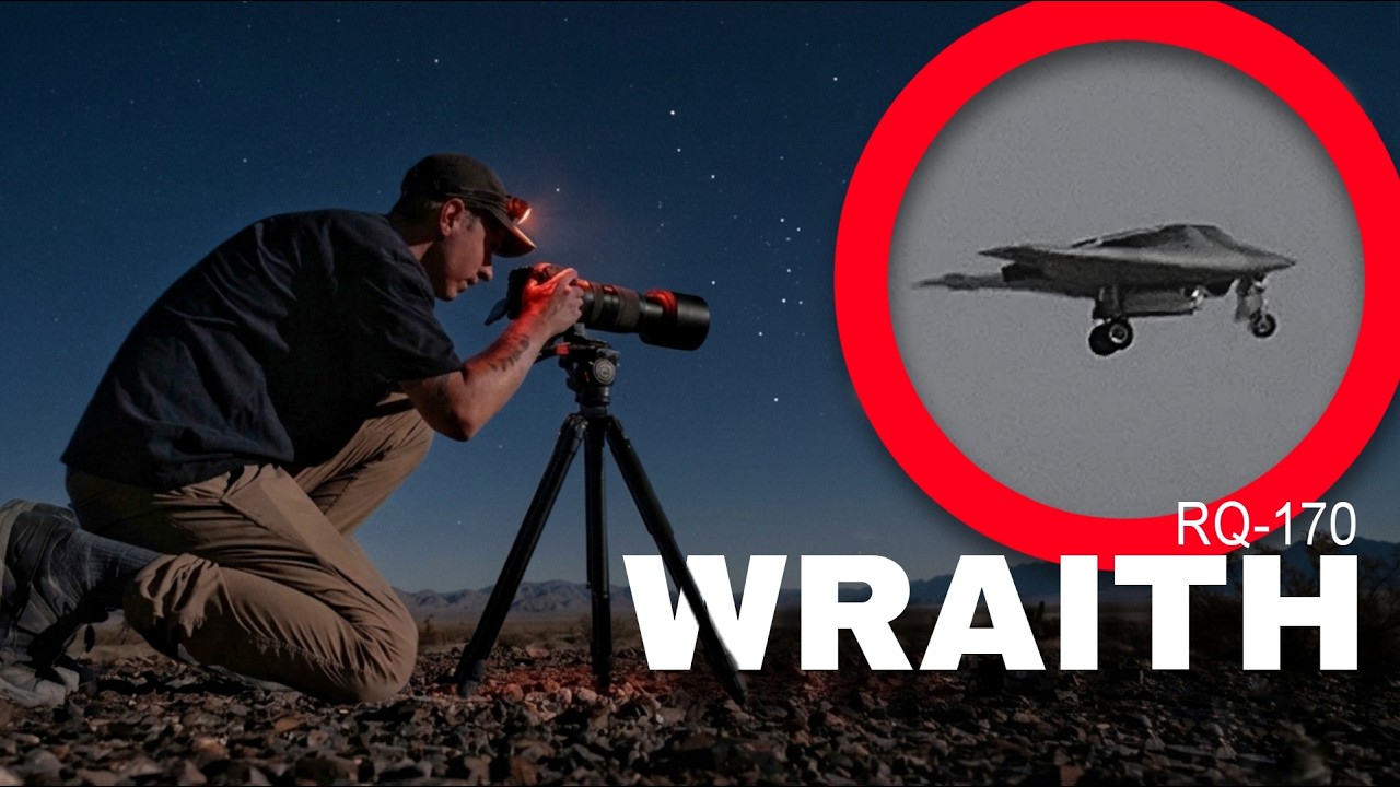Секретные полеты RQ-170, снятые на полигоне NTTR | Авиабаза Крич