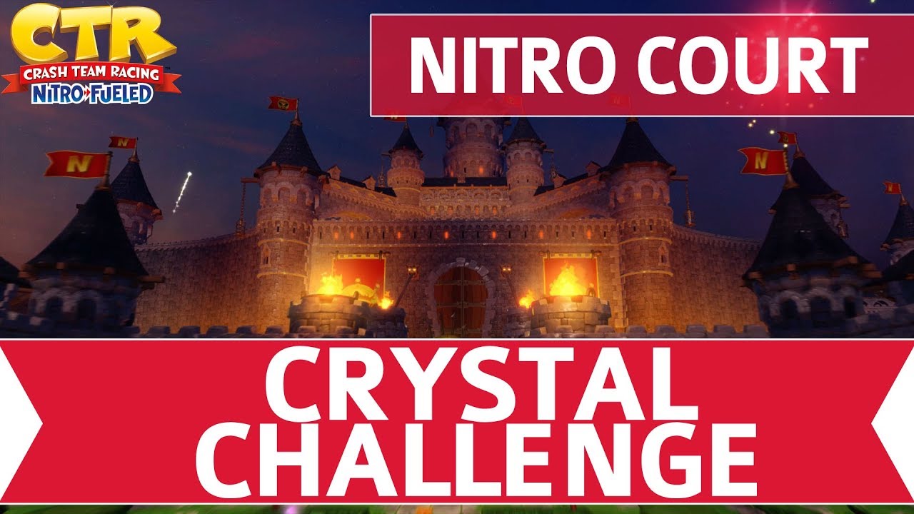 Crash Team Racing Nitro Fueled (CTR) - Nitro Court Crystal Challenge & CTR Token Walkthrough