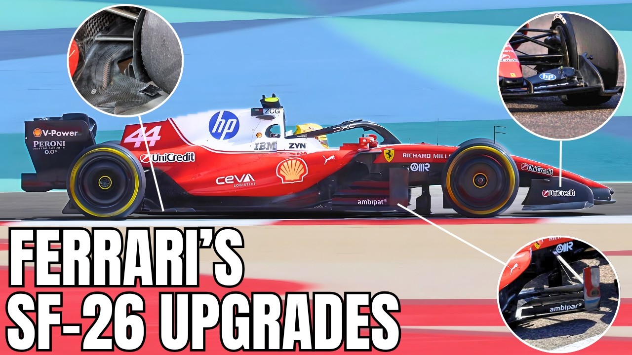 First look at Ferrari's SF-26 UPGRADES! | F1 TESTING 2026