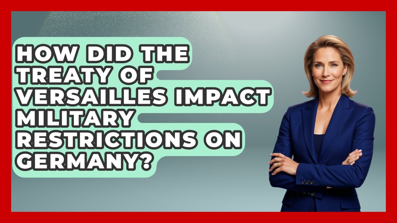 How Did the Treaty of Versailles Impact Military Restrictions on Germany?