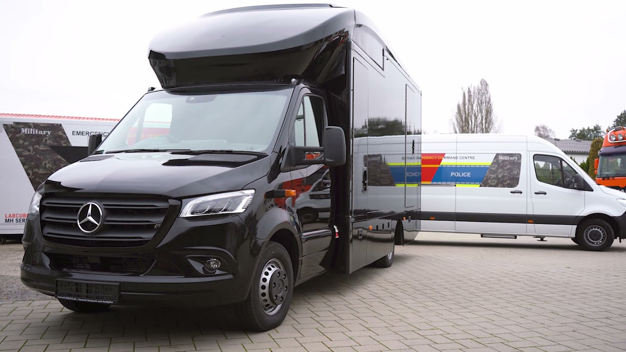 PALADIN - the mobile lab on the base of a delivery van - by mh SERVICE GmbH