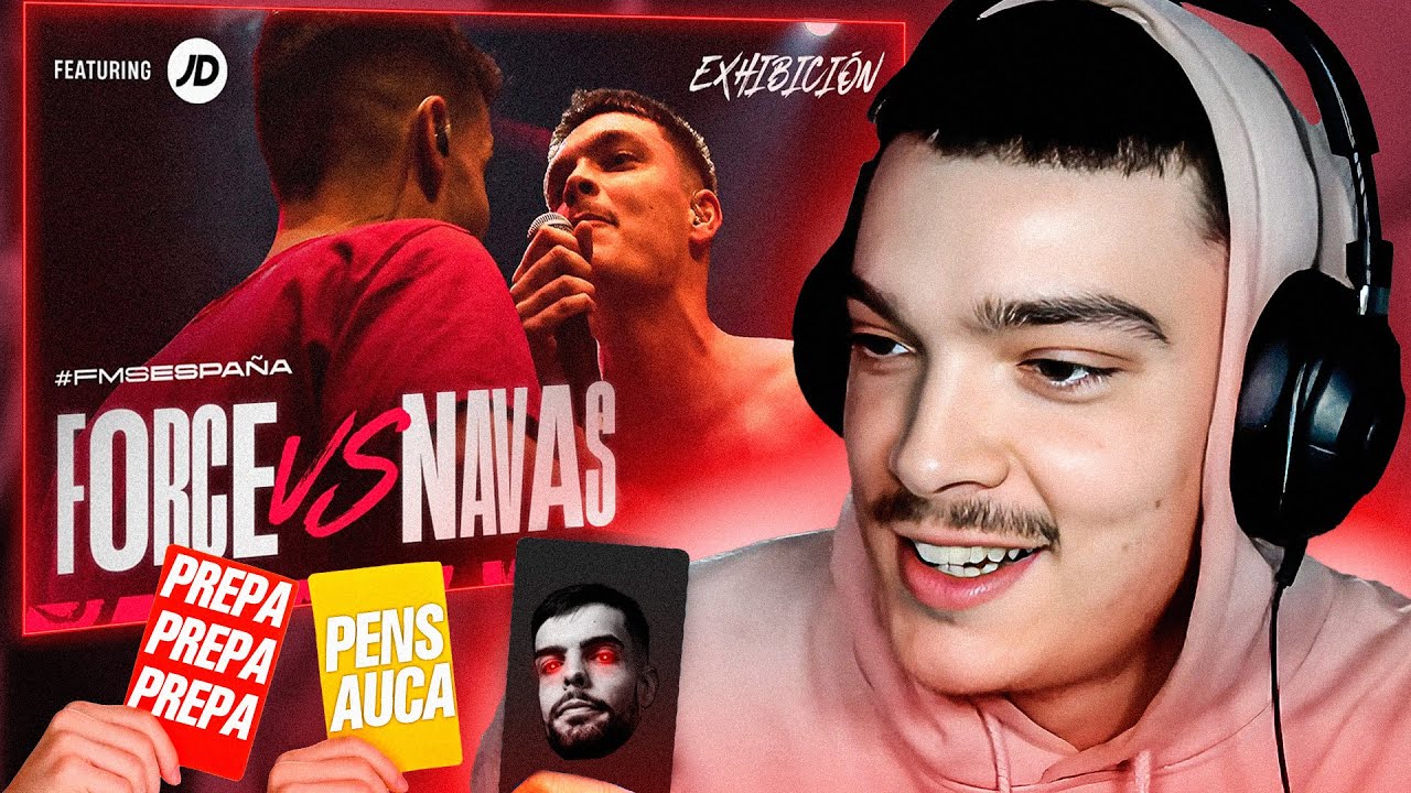 FREESTYLE VS PENSAUCAS - NAVAS reacciona a su BATALLA vs FORCE EN FMS ESPAÑA