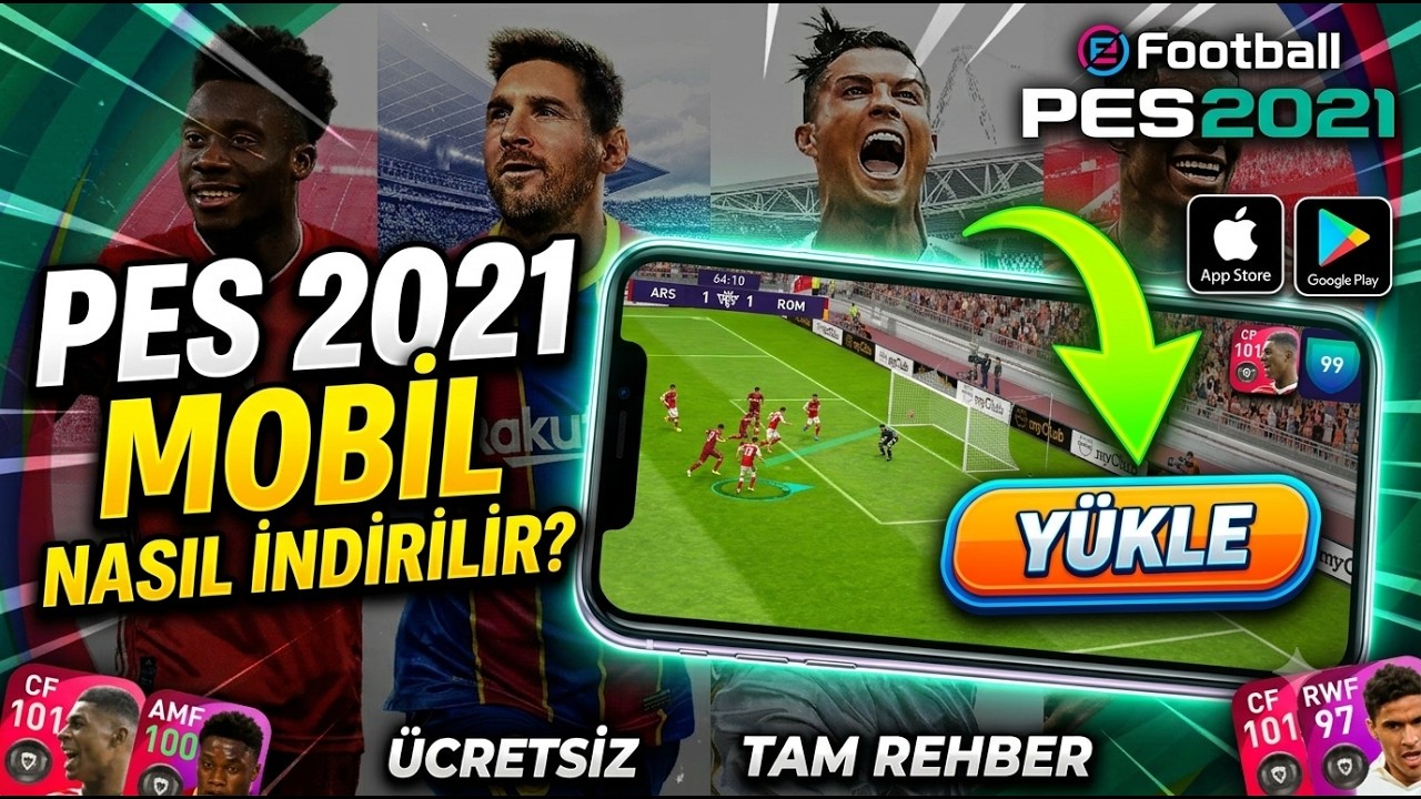 PES 2021 MOBİLE FULL S&Uuml;R&Uuml;M &Ccedil;IKTI ! 🔥 NASIL İNDİRİLİR ? (DETAYLI ANLATIM VE KURULUM)