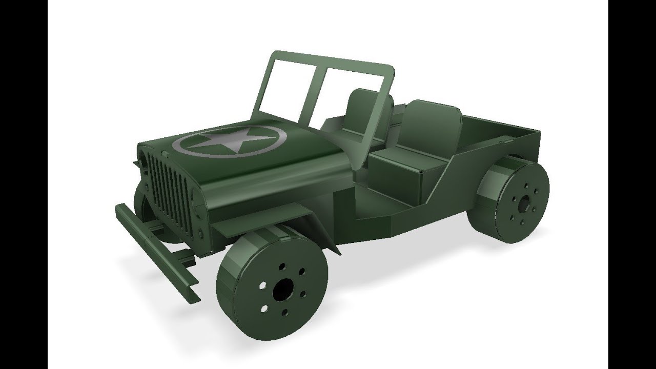 Autodesk Inventor - Sheet Metal Willys Jeep